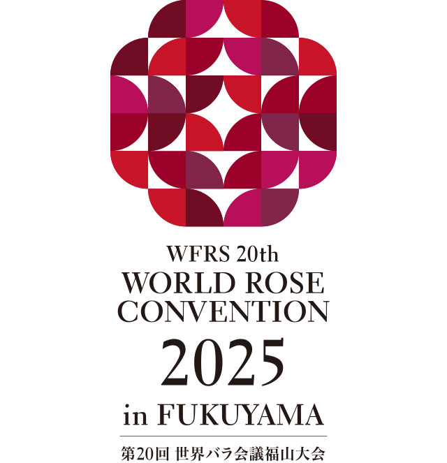 20th World Rose Conference Fukuyama Tournament Logo Deployment Example 2