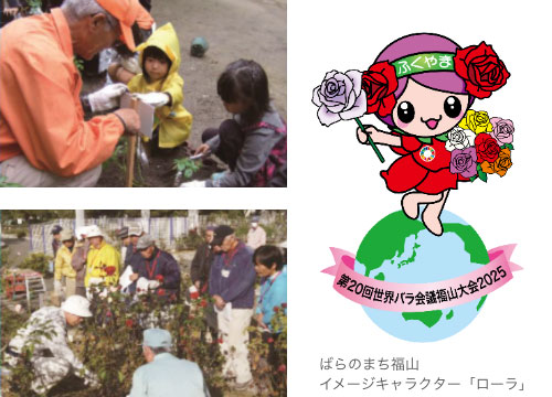 Fukuyama, a city of 100 million roses